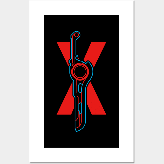 Monado Sword Wall Art by logozaste